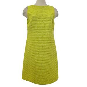 Alice + Olivia Clyde Sequin-Embellished Mini Dress Boucle-Tweed Neon 8